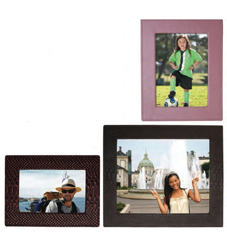 192 - 8 x 10  Square Edge Leather Frame